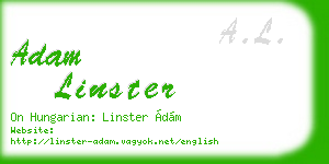 adam linster business card